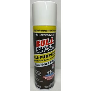 Horsepower Bull Shot All-Purpose High-Performance Foam Cleaner 18oz Spray Can